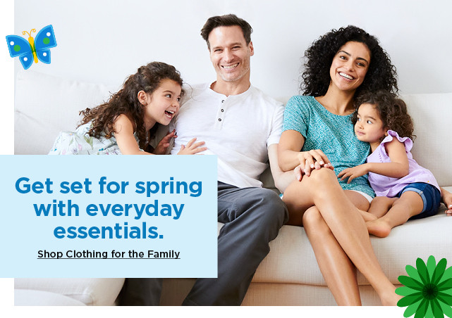 shop spring clothing for the family