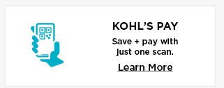 kohls pay. pay and apply offers with one scan. learn more.