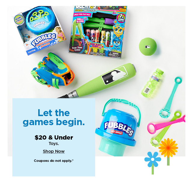 $20 and under toys. shop now.