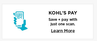 kohls pay. pay and apply offers with one scan. learn more.