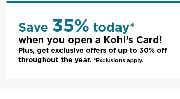 don't have a kohls card? apply now.