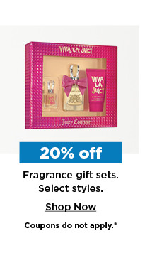 20% off fragrance gift sets. shop now. 