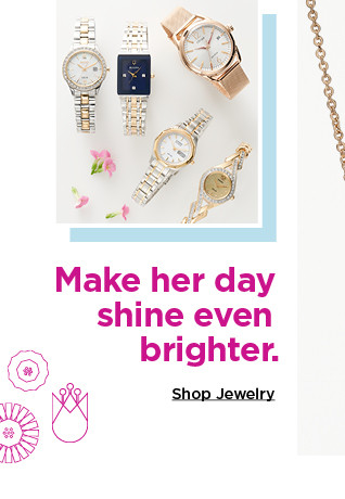 shop jewelry and watches for mom.