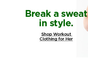 shop workout clothing for her