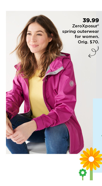 39.99 zeroxposur spring outerwear for women. shop now.