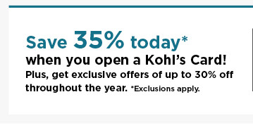 don't have a kohls card? apply now.