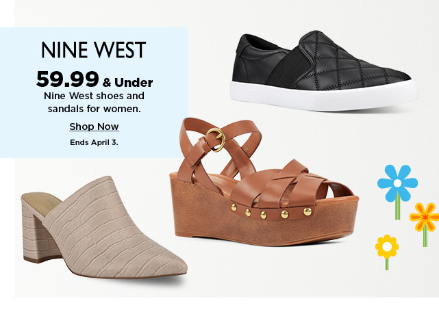 59.99 and under nine west shoes and sandals for women. shop now.