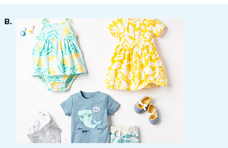 up to 50% off carters clothing for kids, toddlers and baby. shop now. 