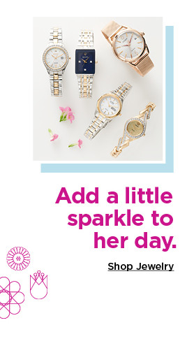 shop jewelry and watches for mom.