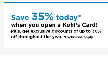 don't have a kohls card? apply now.