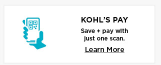 kohls pay. pay and apply offers with one scan. learn more.