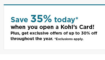 don't have a kohls card? apply now.