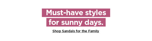 shop sandals for the family