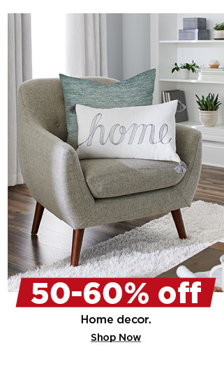 50-60% off home decor. shop now.