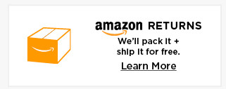 amazon returns we'll pack it and ship it for free. learn more. 