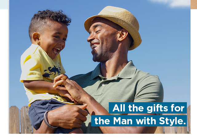 shop gifts for the dad with style.