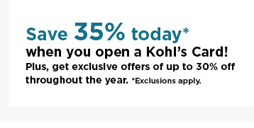 don't have a kohls card? apply now.