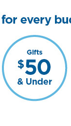 gifts $50 and under.