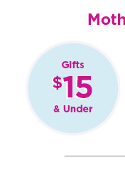 gifts $15 and under for mom