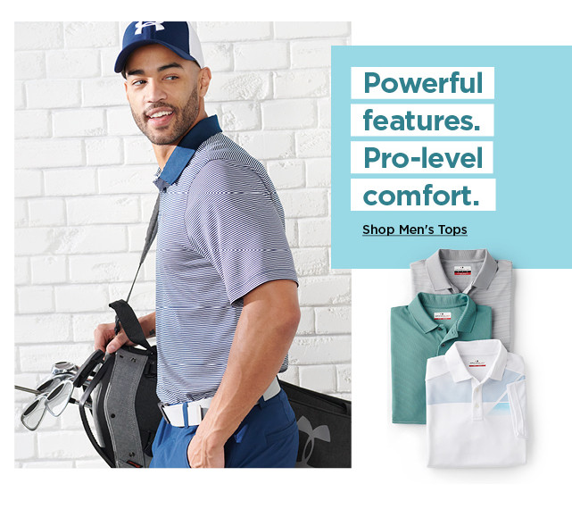 shop mens golf tops.