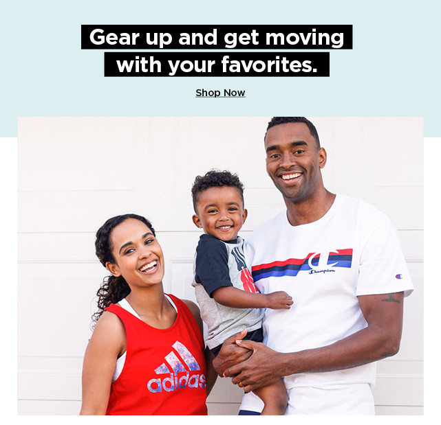 shop active gear for the family.