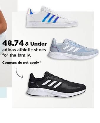 48.74 and under adidas athletic shoes for the family. shop now.