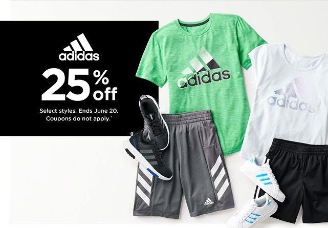 25% off adidas. Select styles. Offers and coupons do not apply. Shop now.