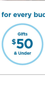 gifts $50 and under.