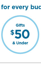 gifts $50 and under.