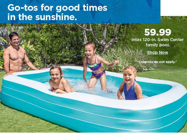 29.00 intex 120-in swim center family pool. shop now.