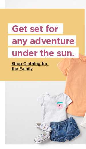 shop summer clothing for the family.