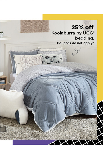 25% off koolaburra by ugg bedding. shop now.