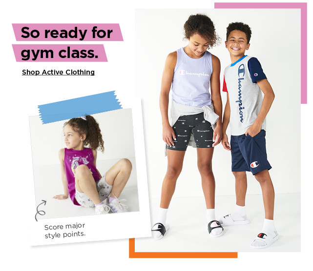 shop active clothing.