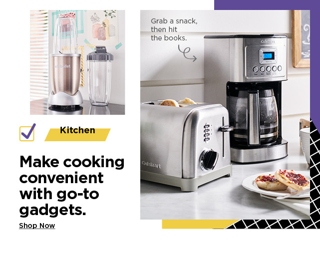 make cooking convenient with go to gadgets. shop small appliances