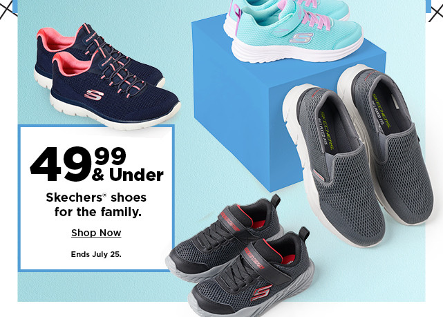 $49.99 and under skechers shoes for the family. shop now.