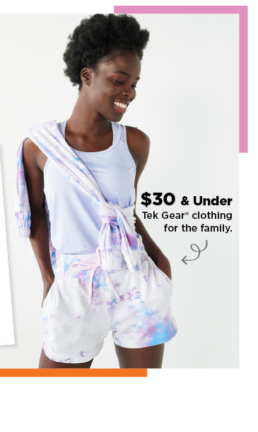 $30 and under tek gear for the family.  shop now.