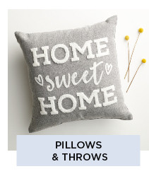 shop pillows and throws