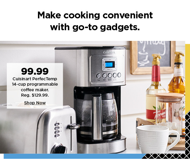 99.99 cuisinart perfect temp 14 cup programmable coffee maker. shop now.