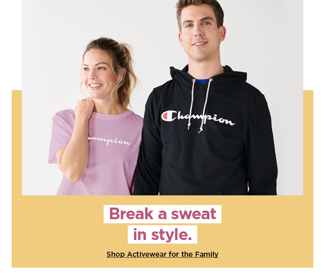 shop activewear for the family