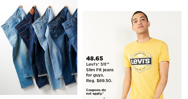 $48.65 levi's 511 slim fit jeans for guys. shop now.