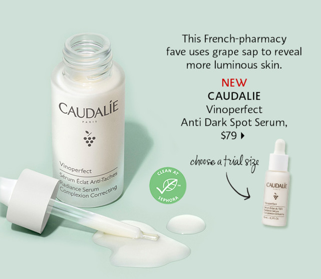 Caudalie Vinoperfect Radiance Dark Spot Serum. shop now.