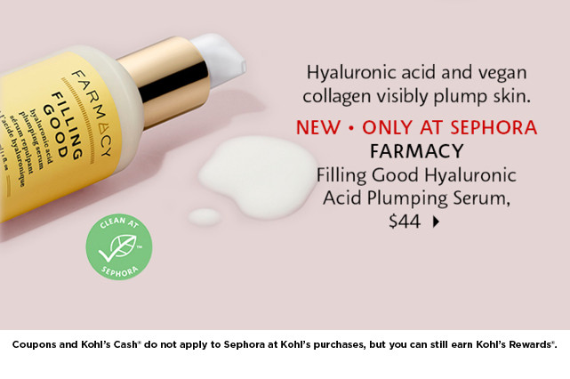 Farmacy filling good hyaluronic acid plumping serum. shop now.