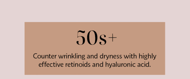 shop skincare for 50 plus