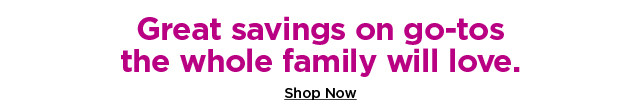 great savings on clothing for the family. shop now.