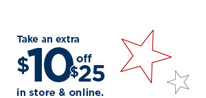 take $10 off your purchase of $25 or more using promo code TAKE10. shop now.