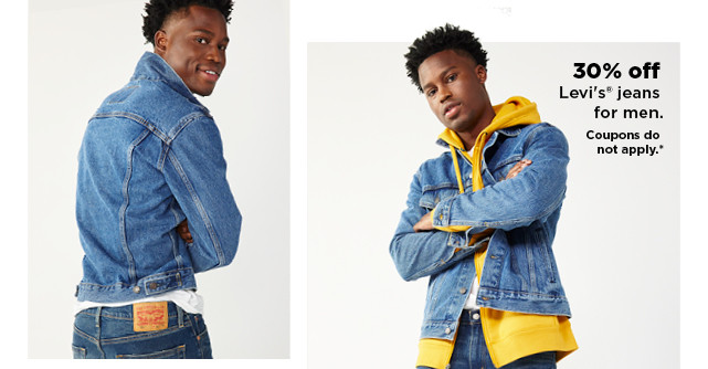 30% off levi's jeans for men. shop now.