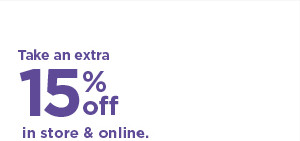 take an extra 15% off using promo code your 15. shop now.