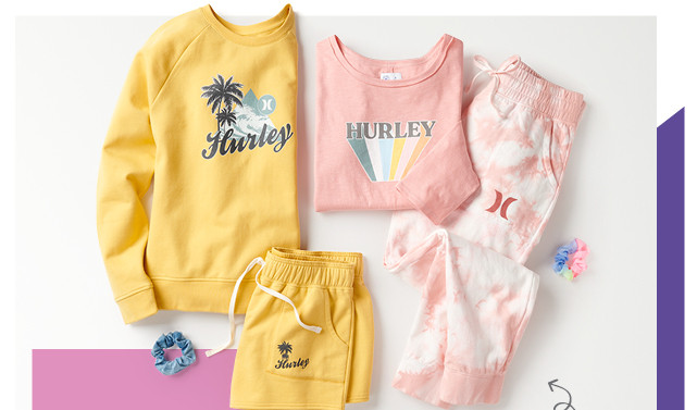 25% off hurley clothing for juniors.  shop now.