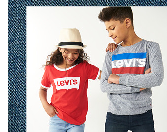 50% off levi's clothing for kids. shop now.