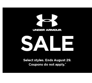 Under Armour sale for the family. Select styles. Offers and coupons do not apply. Shop now.